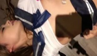 SWAG女子高校生用身体换来分数