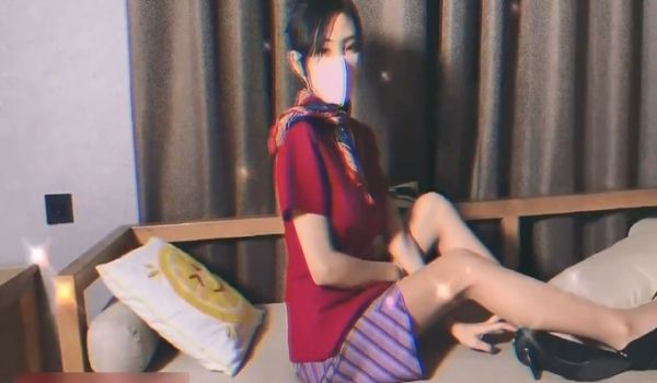 风骚空姐逆天颜值空姐女神勾引我做爱，空乘制服肉丝