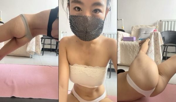 高难度裸体瑜伽【瑜伽教练永嘉】，力与美的结合，这