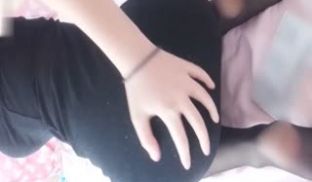 萌白酱(甜味弥漫)之性感黑丝01
