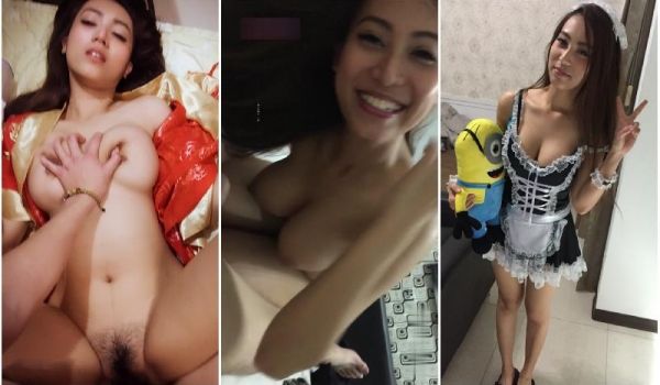 蜂腰豪乳长腿台湾妹子与男友日常性爱自拍～穿女僕情