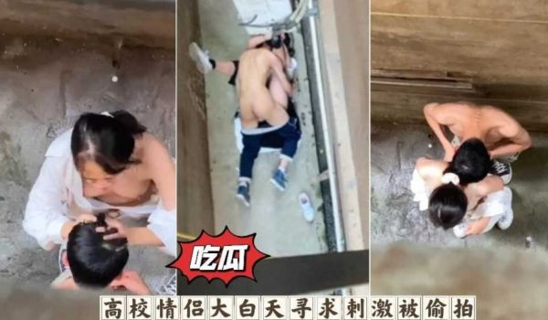 吃瓜 高校情侣大白天需求刺激，直接按地上操