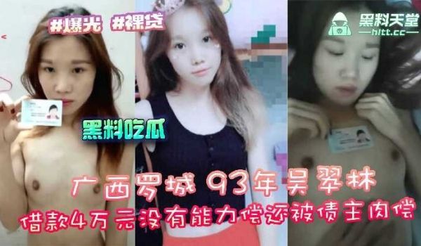 广西罗城93年吴翠林，借款4万元没有能力偿还被债