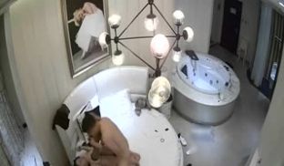 私会情人 穿着情趣性感女仆装足足干了两炮