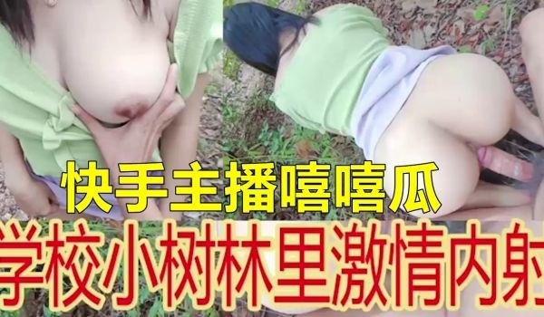快手主播学校小树林里激情内射