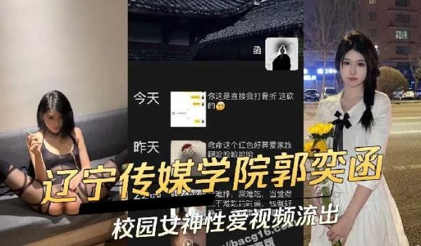 辽宁传媒学院校园女神性爱视频流出