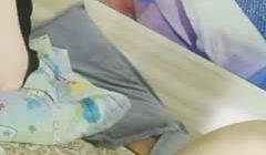 【国产自拍】白nen巨乳正妹性感白丝与小帅哥啪啪