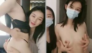 高颜值气质美女把闺蜜骗到酒店和男炮友一块3P美女