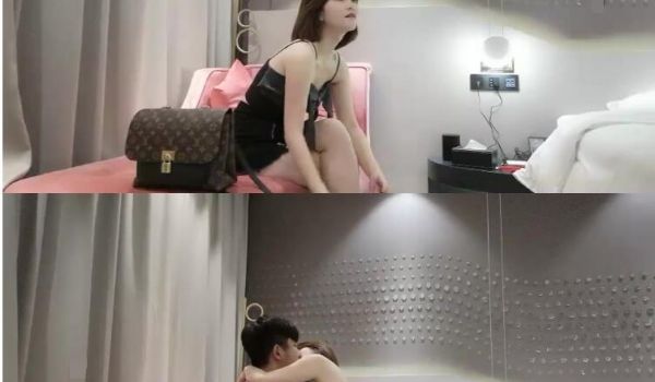 第二场再约昨晚性感短发妹子，骑坐身上舌吻调情69