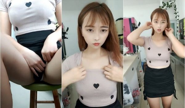 步行街奶茶店兼职可爱奶茶妹,近期生意惨淡,趁着没