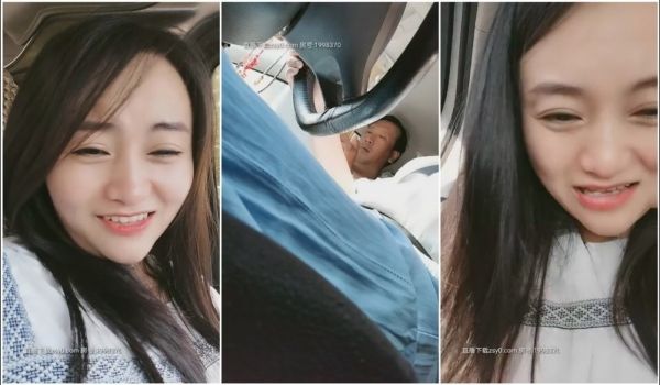天津风骚小少妇，B里塞跳蛋去驾校学车，欲火焚身学