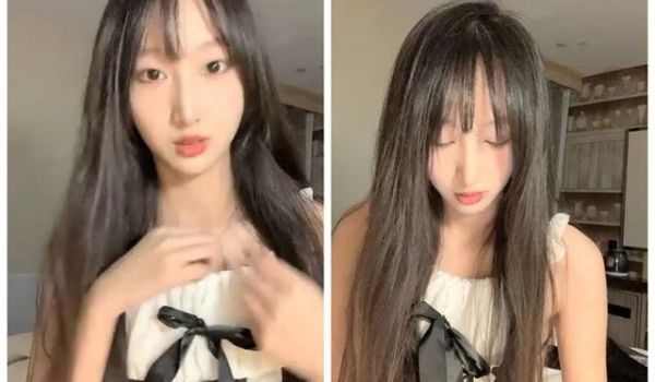 极品青春漂亮的女神，偶像明星般的9分顶级颜值，大