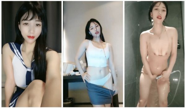 性感尤物红唇美女！首次酒店约炮操逼！脱衣舞湿身诱