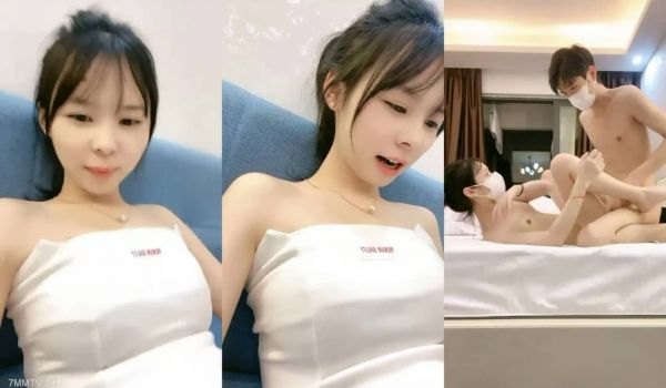9分颜值极品美女！细腰美腿尤物！帅哥炮友酒店操逼