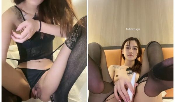 漂亮纹身颜值美女！酒店6小时自慰！骚逼还塞着棉棒