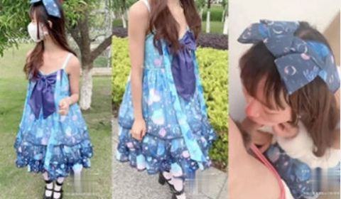 推特网红百变COSER叛逆情侣【洛丽塔】千元露脸