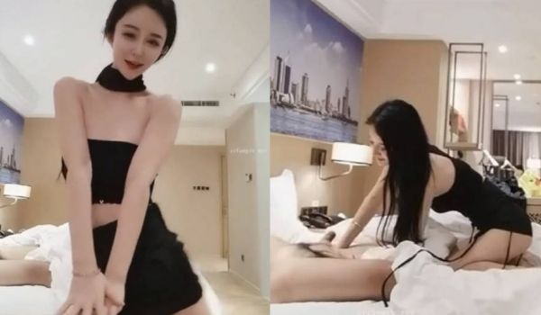 两个小妮子露脸脱光了躺床上等待大哥宠幸，全程露脸
