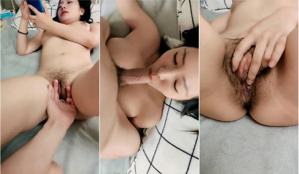 小哥有点坏,手指插着妹子茓,问妳喜欢多大的啊,妹