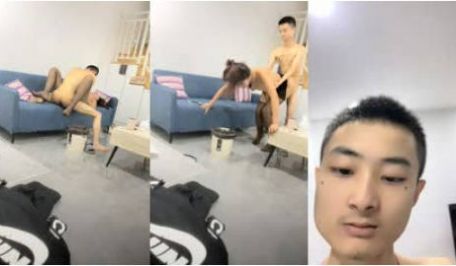 约操尤物外围美女，大长腿美乳，穿上黑丝沙发后入，