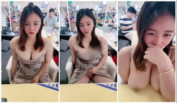 【快递站小妹】挑战取快递人前露出 跳蛋高潮娇喘 