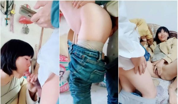 农村留守短发少妇,老公在外打工,终于还是出轨了,