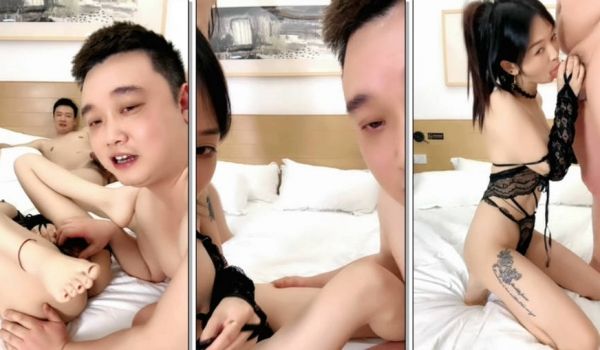 颜值姐妹花的激情4P全程露脸性感情趣内衣，淫声荡