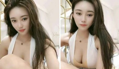 漂亮美女太妩媚了像某当红明星，脸蛋儿太精致了 明
