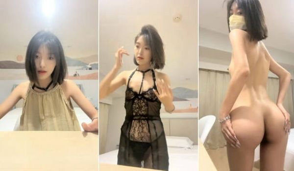 高颜值短发艺术生,清纯甜美生活中的女神,慢慢壹件