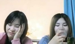 变态哥套路两个工厂妹子回家喝酒下药灌倒一块干,苗