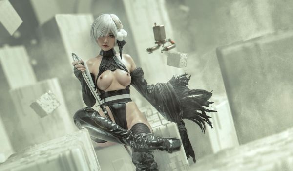 极品CosPlay爆机少女【喵小吉】《週末に一人