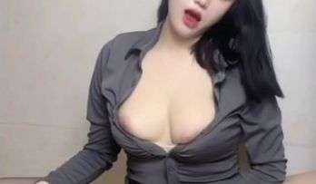 快手高冷美女芝士姐姐 OL制服 包臀裙子 实在是