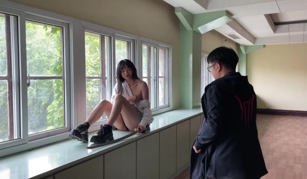 圈内高端人体艺术摄影师Rock｜废弃学校人体摄影