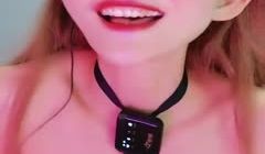 烈焰红唇妖艳御姐！性感吊带丝袜！扭腰摆臀搔首弄姿