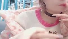 两个女主播相约吃火锅~在火锅店内露出喷水！【法西