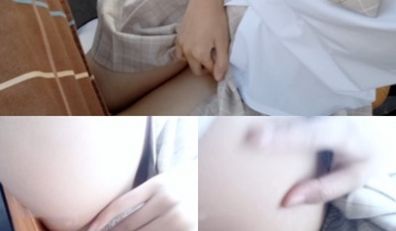 超级大胆在公共声所扣逼
