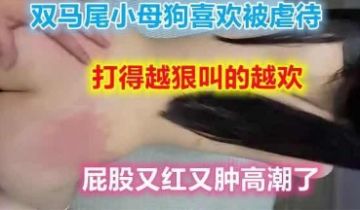 双马尾小母狗，打屁股越狠叫的越欢