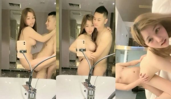 魔鬼身材爆乳美女与男友卫生间激烈站炮啪啪