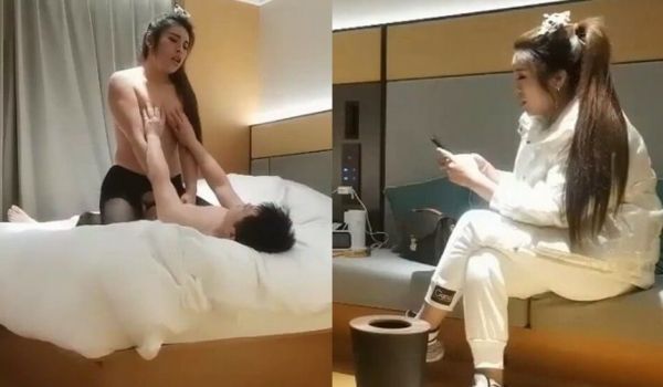 小哥酒店约操骚气少妇淫叫老公好大、用力顶我、好爽