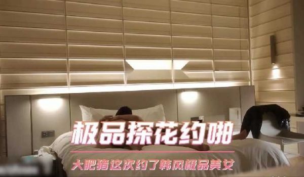 极品探花约啪，大肥猪这次约了个韩风极品美女