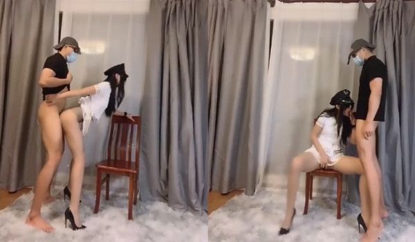 爱丝袜的Vivian姐-白衣女警