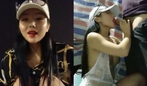 性感骚气美女工地旁找个老汉野激情啪啪