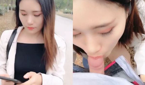 网红美女刘婷剧情演绎公路边被搭讪然后拉到小树林啪