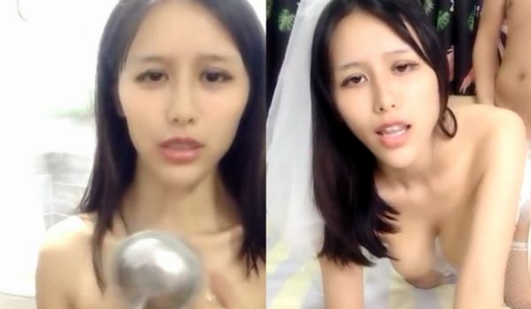 网红巨乳女神穿婚纱和炮友激情啪啪口交后入多姿势抽