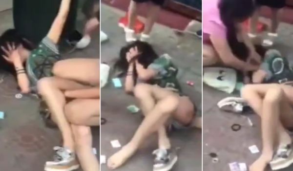 20209662775用户上传原配当街暴打小三