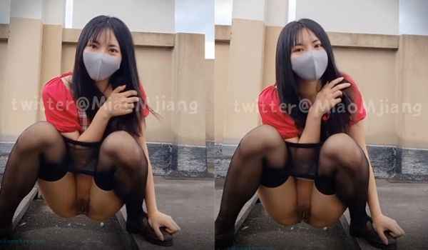 素人妹子在停车场露逼拍下视频