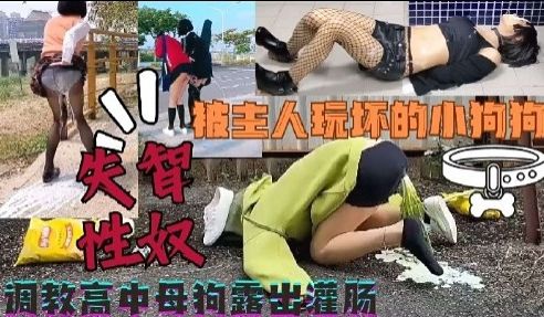 被主人玩坏的小狗狗