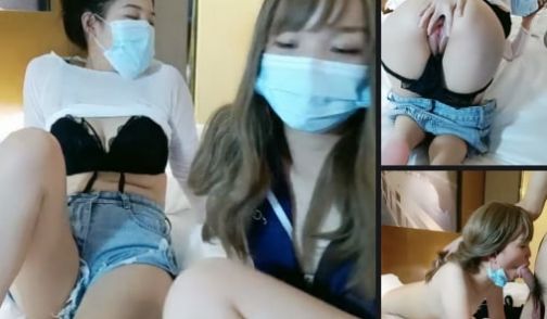 大二兼职学妹直播双飞干炮