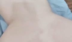 淫荡巨乳嫂子【6】一对美乳又大又白，张开双腿求操