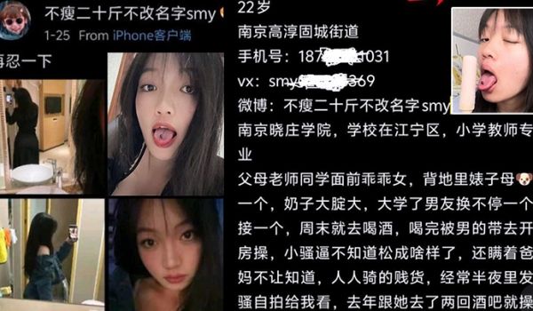 南京晓庄学院孙梦盈只要喝完酒就显现母狗本质谁都可
