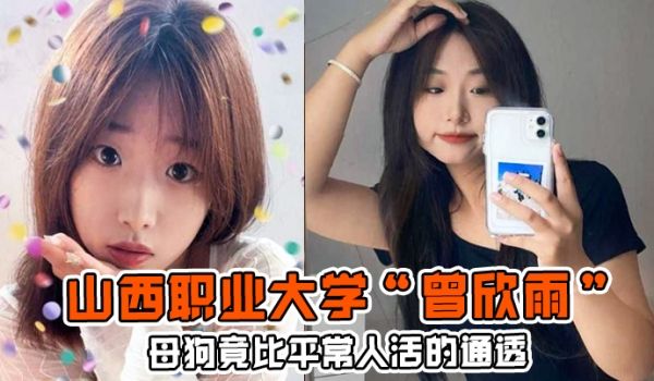 母狗竟比平常人活的通透山西职业大学曾欣雨被我包养